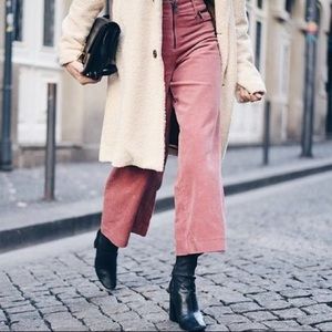 ZARA Pink Corduroy Pants [J. Kamm Sailor Style]